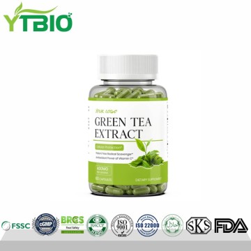 Bulk Supply Green Tea Extract Powder Capsules | OEM Private Label