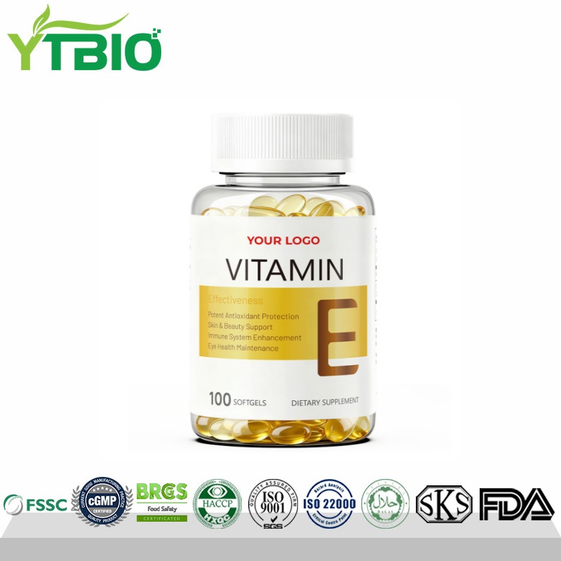 High Absorption Natural Vitamin E Softgels | OEM Private Label