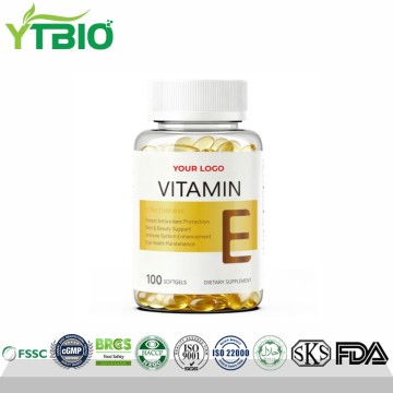 High Absorption Natural Vitamin E Softgels | OEM Private Label