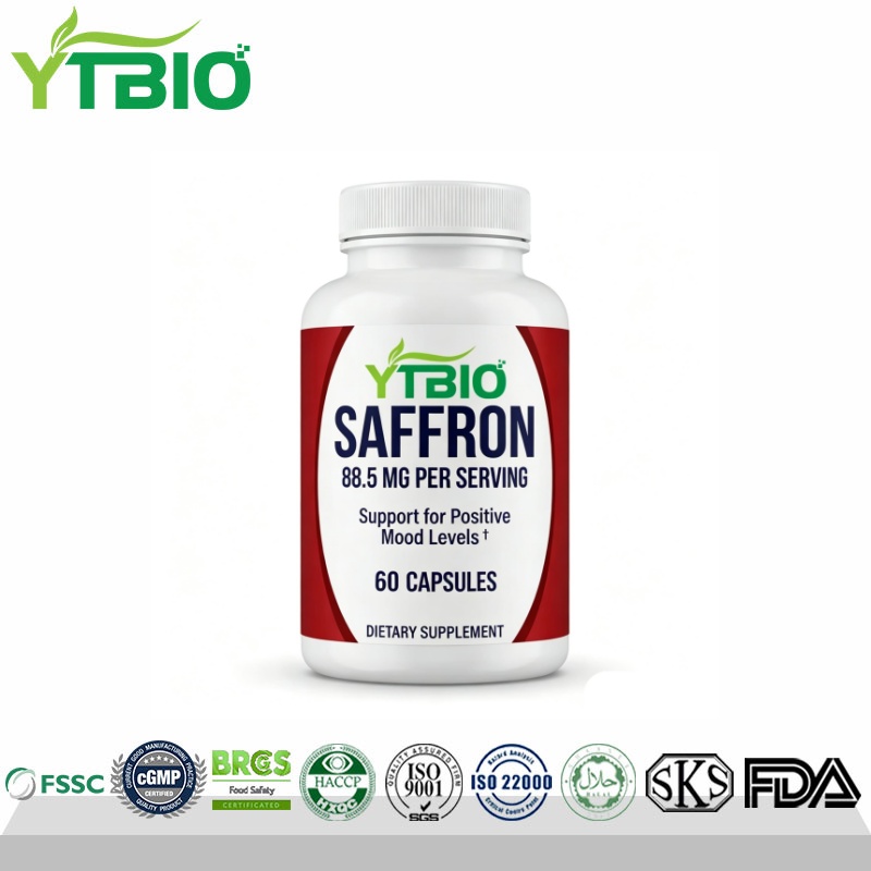 YTBIO Saffron Extract Capsules Gluten Free | OEM Private Label