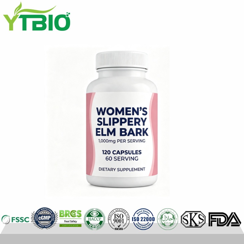 Women's Slippery Elm Bark Capsules 1000mg Per Serving | OEM Manufacturer