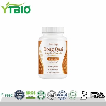Factory Supply Dong Quai Capsules 565mg Per Serving | OEM Private Label