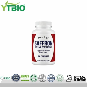 YTBIO Saffron Extract Capsules Gluten Free | OEM Private Label