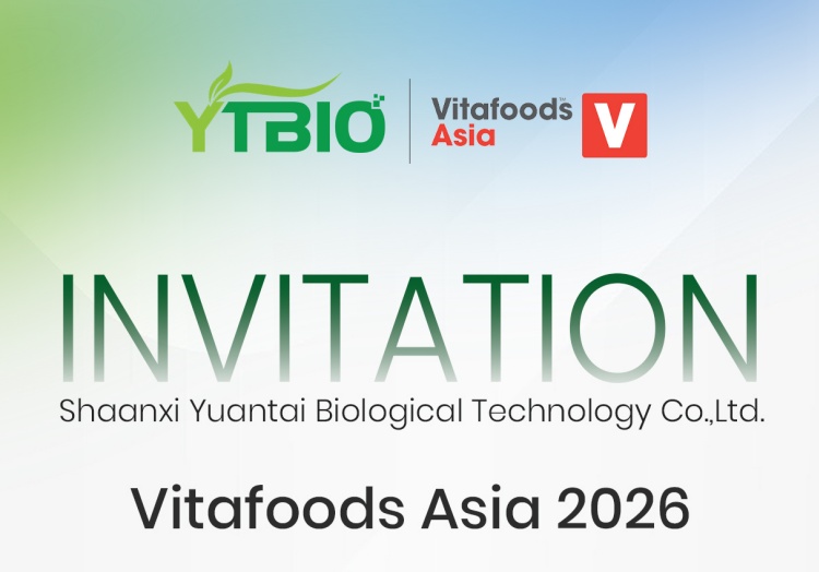 YTBIO freut sich darauf, Sie auf der Vitafoods Asia 2026 in Bangkok zu treffen.