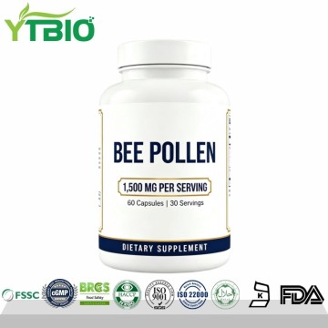 Premium Bee Pollen Capsules 1500mg Per Serving ...