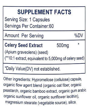 Factory Supply Celery Seed Extract Capsules| OE...