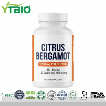 Private Label Citrus Bergamot Capsules 1200mg P...