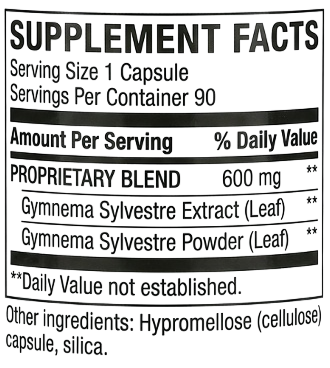 YTBIO Gymnema Sylvestre Capsules 600mg Per Serv...
