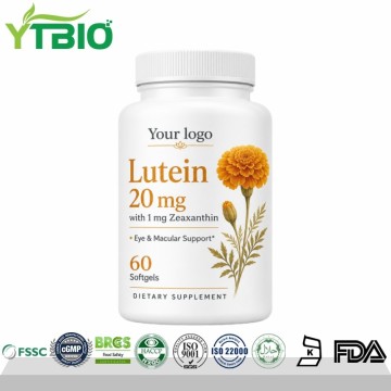 Private Label Lutein Softgels with Zeaxanthin| OEM Manufacturer