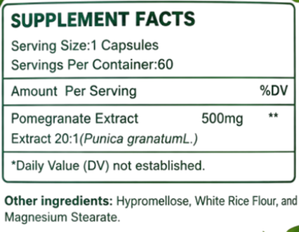 Private Label Pomegranate Extract Capsules | OE...