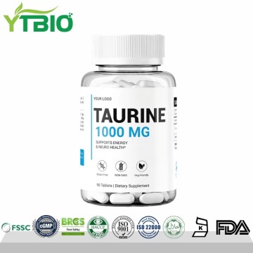 YTBIO Taurine Tablets 1000mg｜OEM & Private Label