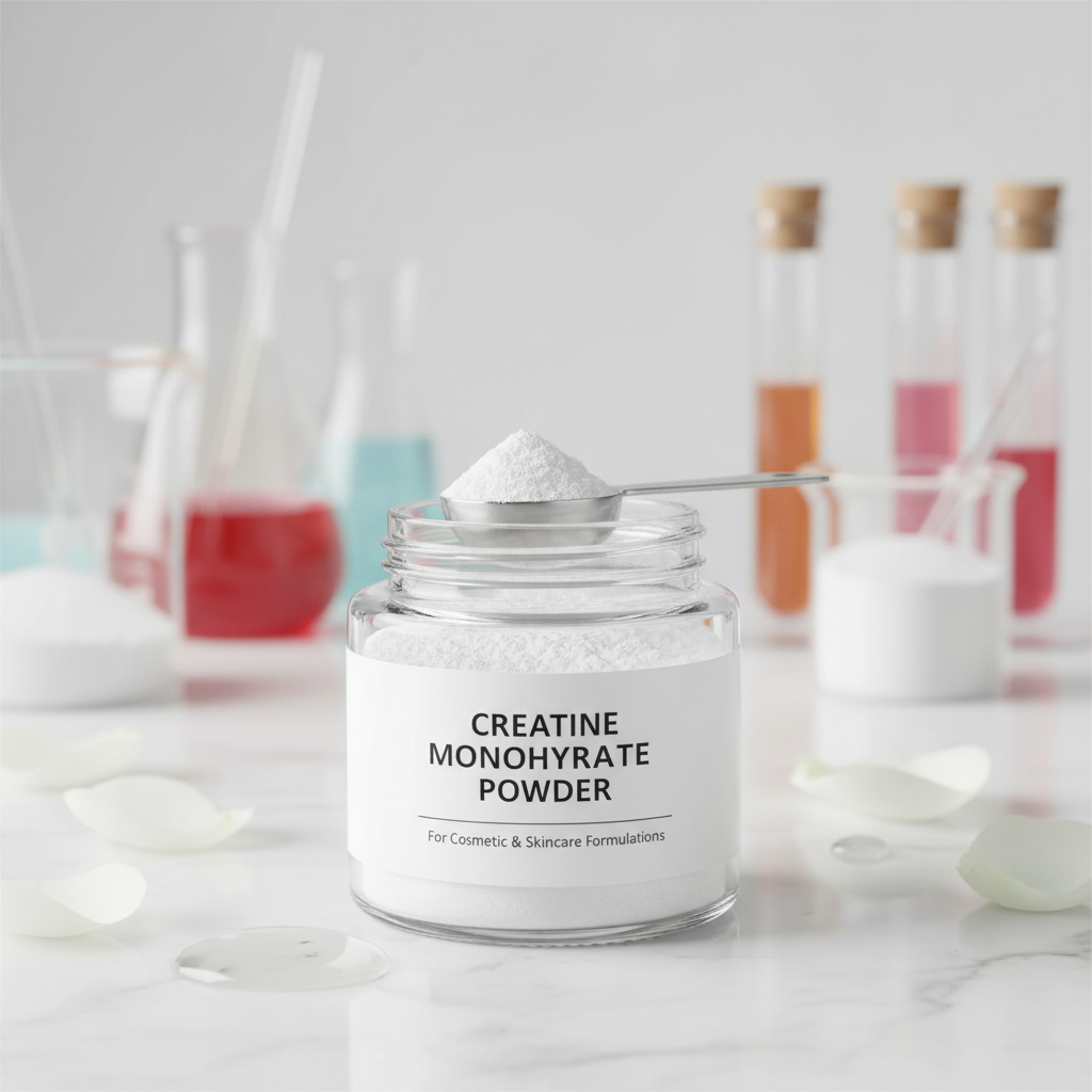 Creatine Monohydrate Powder For Cosmetic And Skincare Formulation
