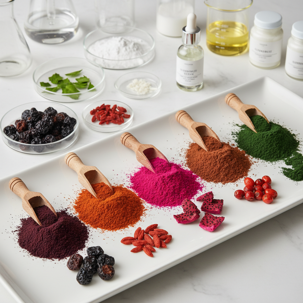 Superfruit Powder For Cosmetic And Skincare Formulation
