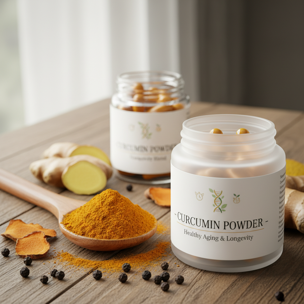 Curcumin Powder For Healthy Aging & Longevity