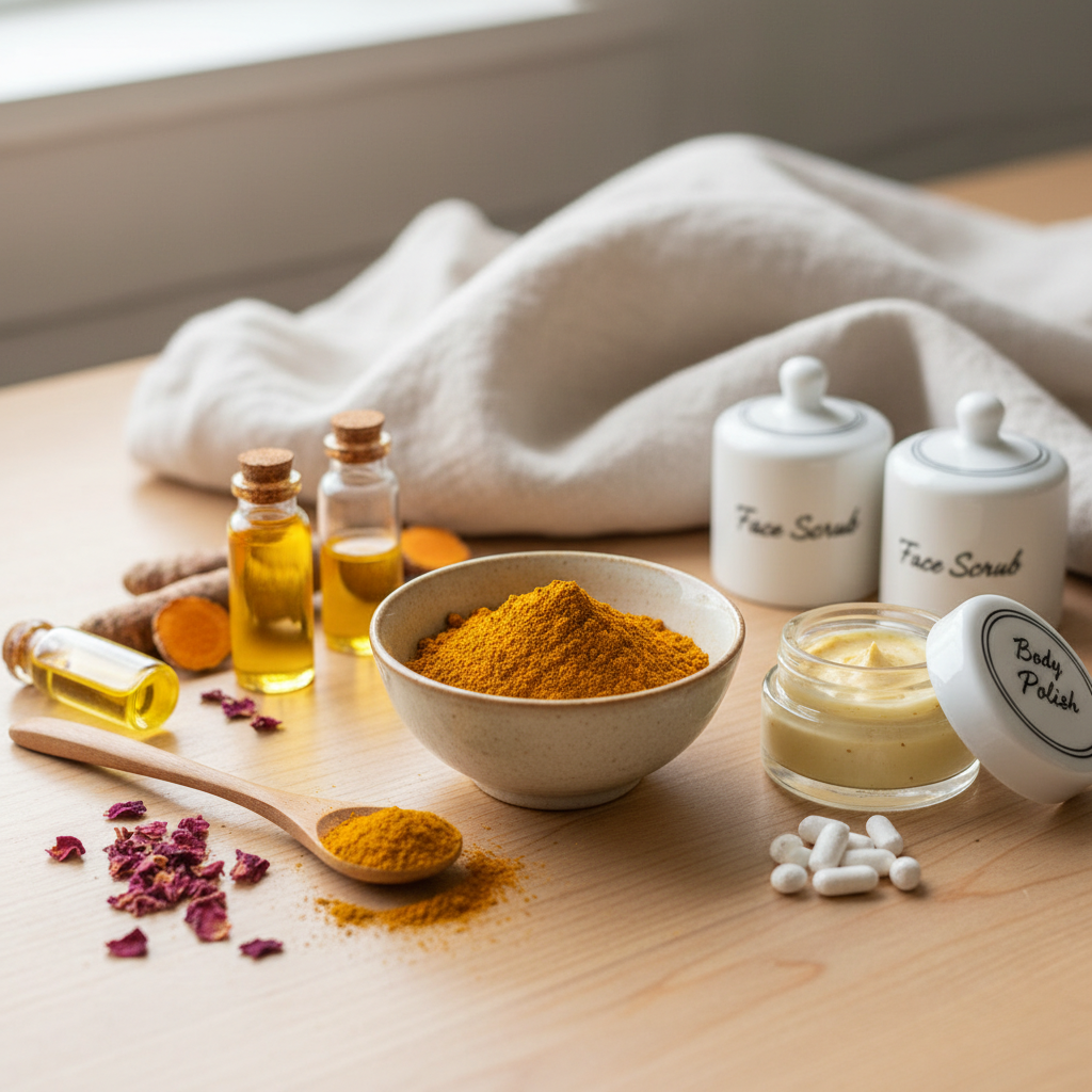 Curcumin Powder For Beauty & Skincare