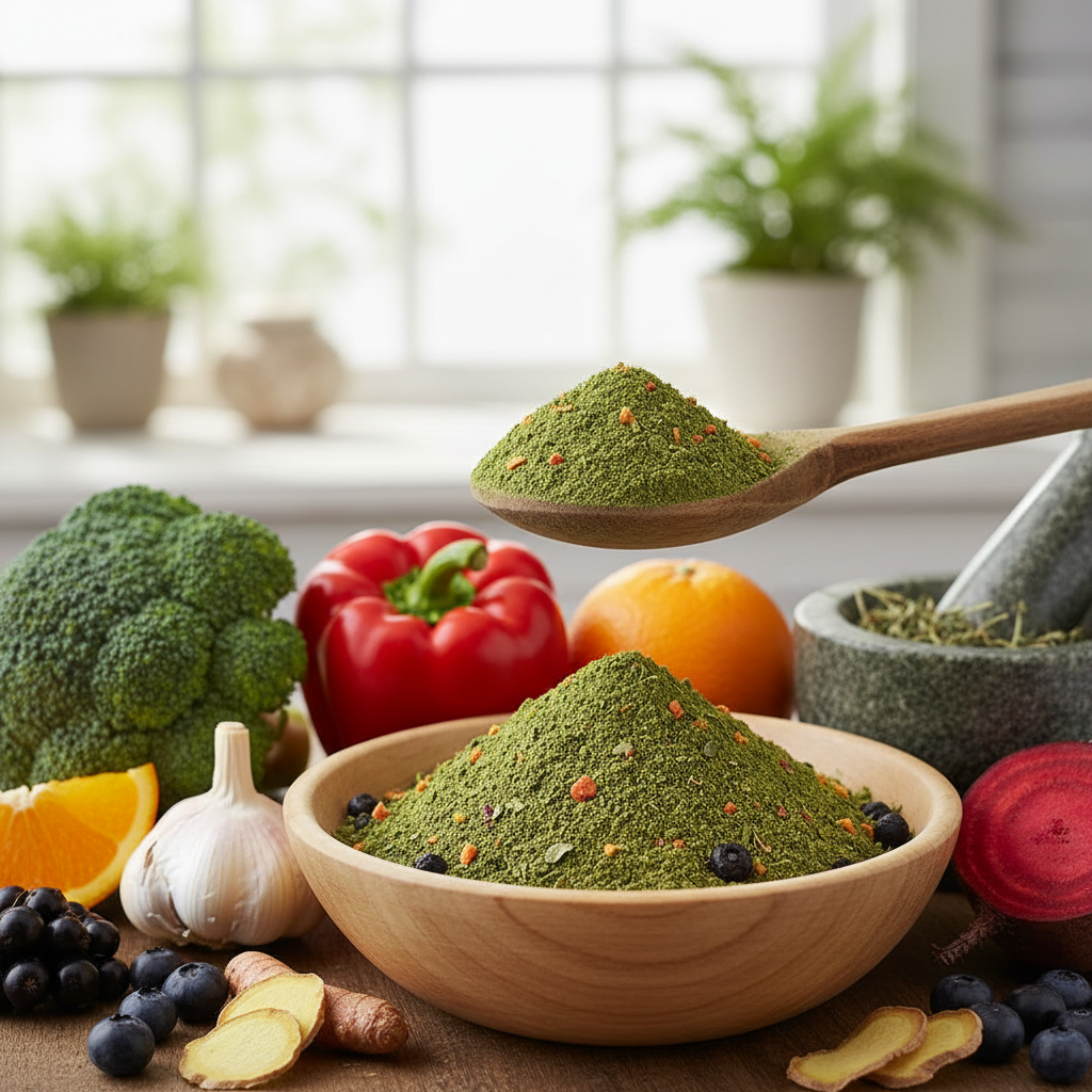 پودر سبزیجات برای تقویت سیستم ایمنی