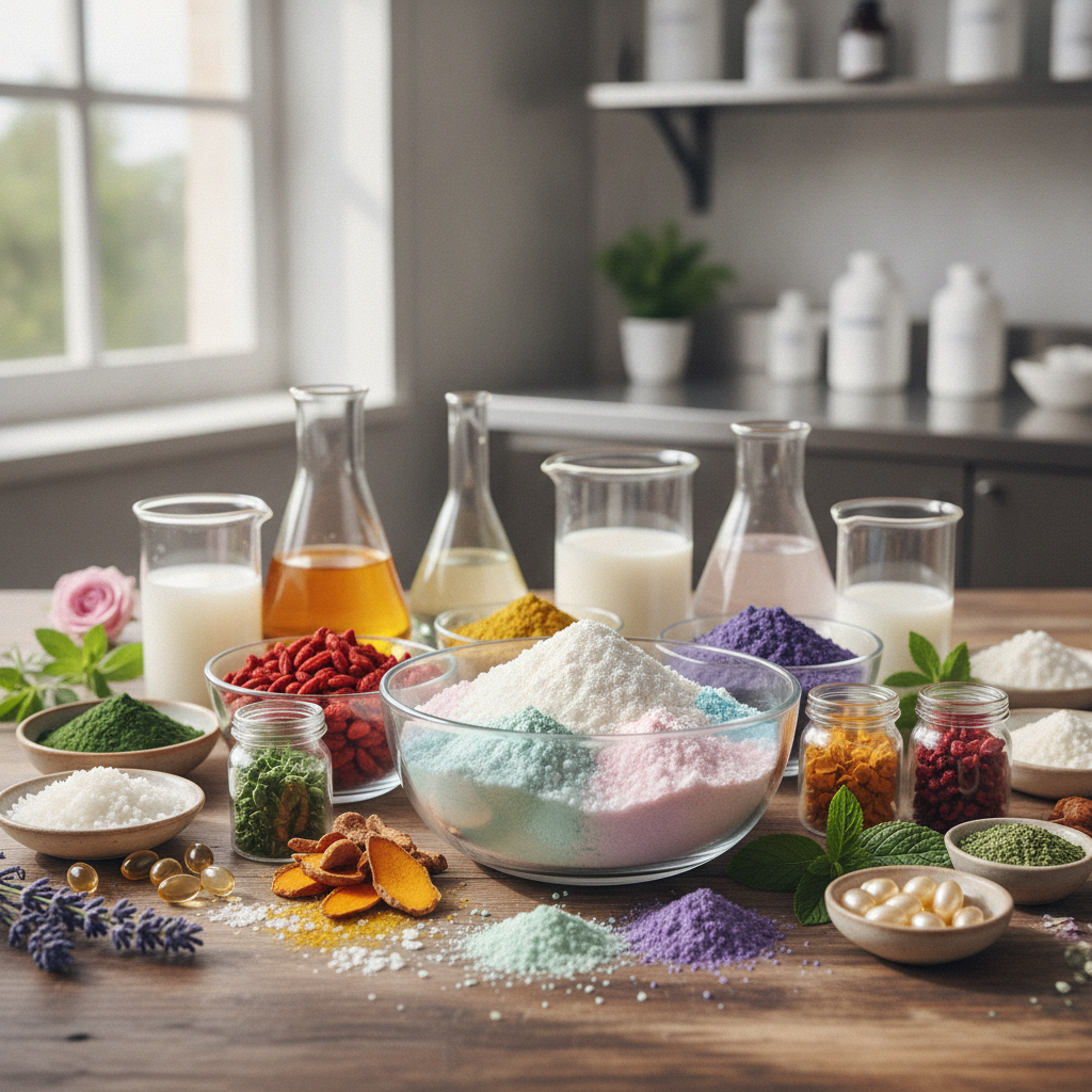 مواد اولیه آرایشی برای غذاهای کاربردی