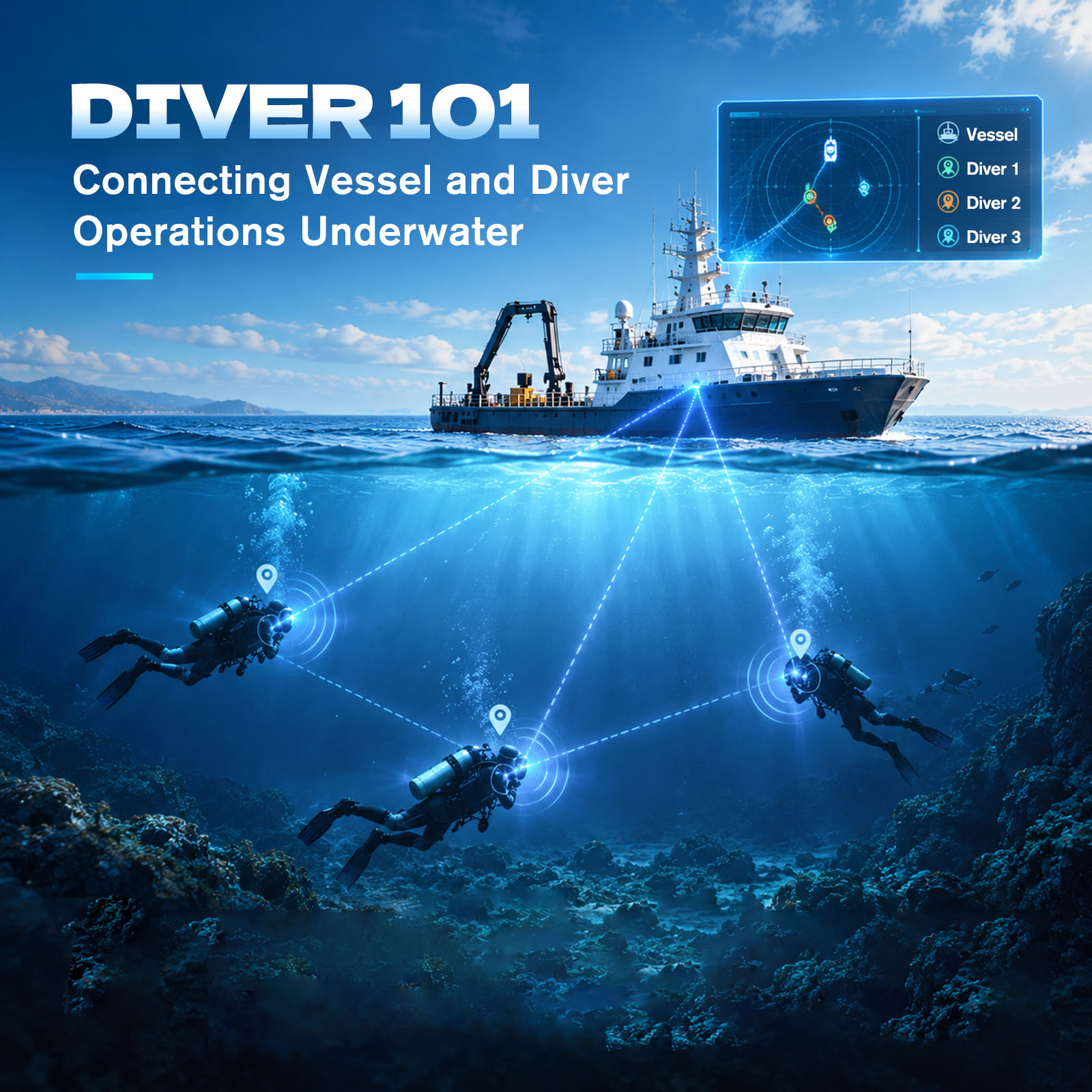 DIVER 101: Connecting Vessel and Diver Operations Underwater