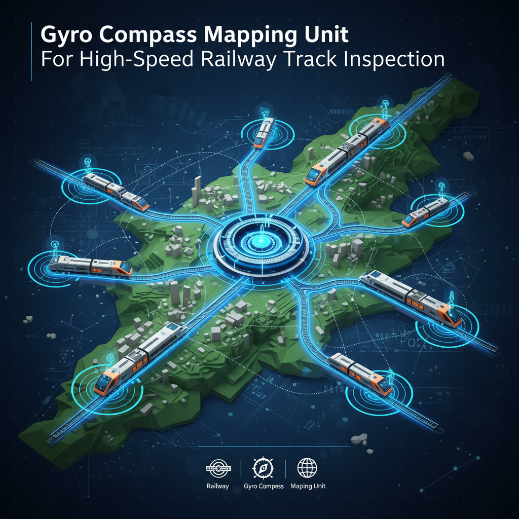 Gyro Compass Mapping Unit For High-Speed Railway Track Inspection