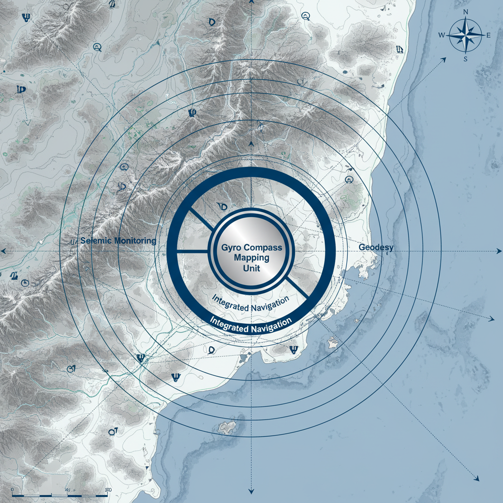 Gyro Compass Mapping Unit For Seismic Monitoring And Geodesy