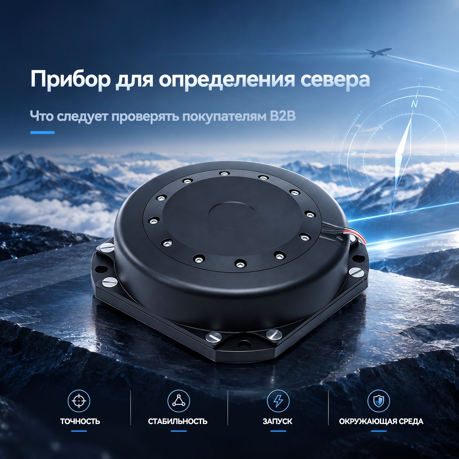 Как выбрать гироскоп для определения севера: что важно учитывать B2B-покупателям?