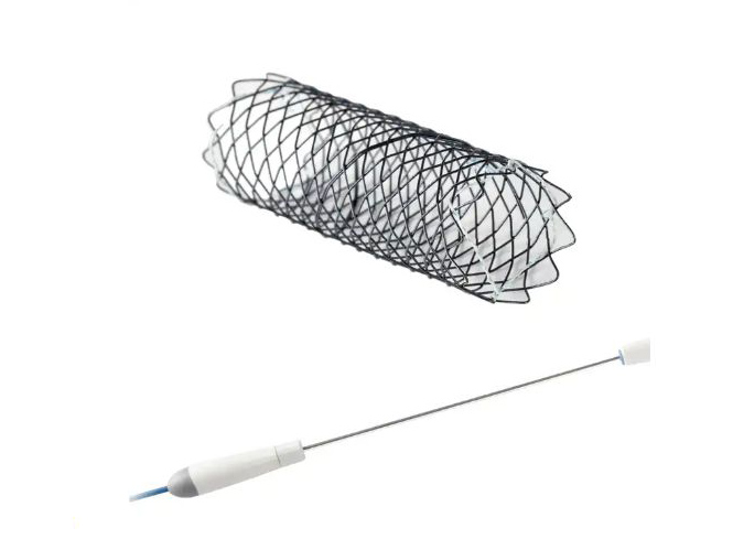Nickel titanium memory alloy airway stent