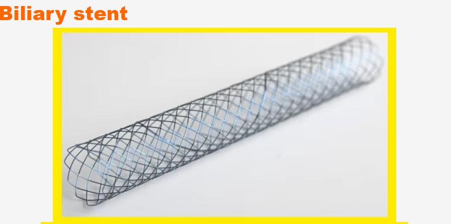 Application of biliary stent