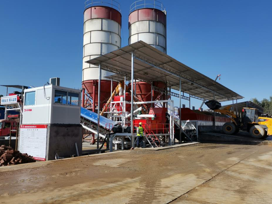 WDB800G Stabilized Soil Mixing Station（Changde, Hunan） (2)