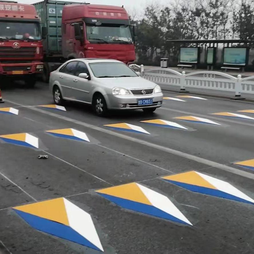 [Stereoscopic signs] How to make color stereoscopic signs on the road simpler - pre-formed signs