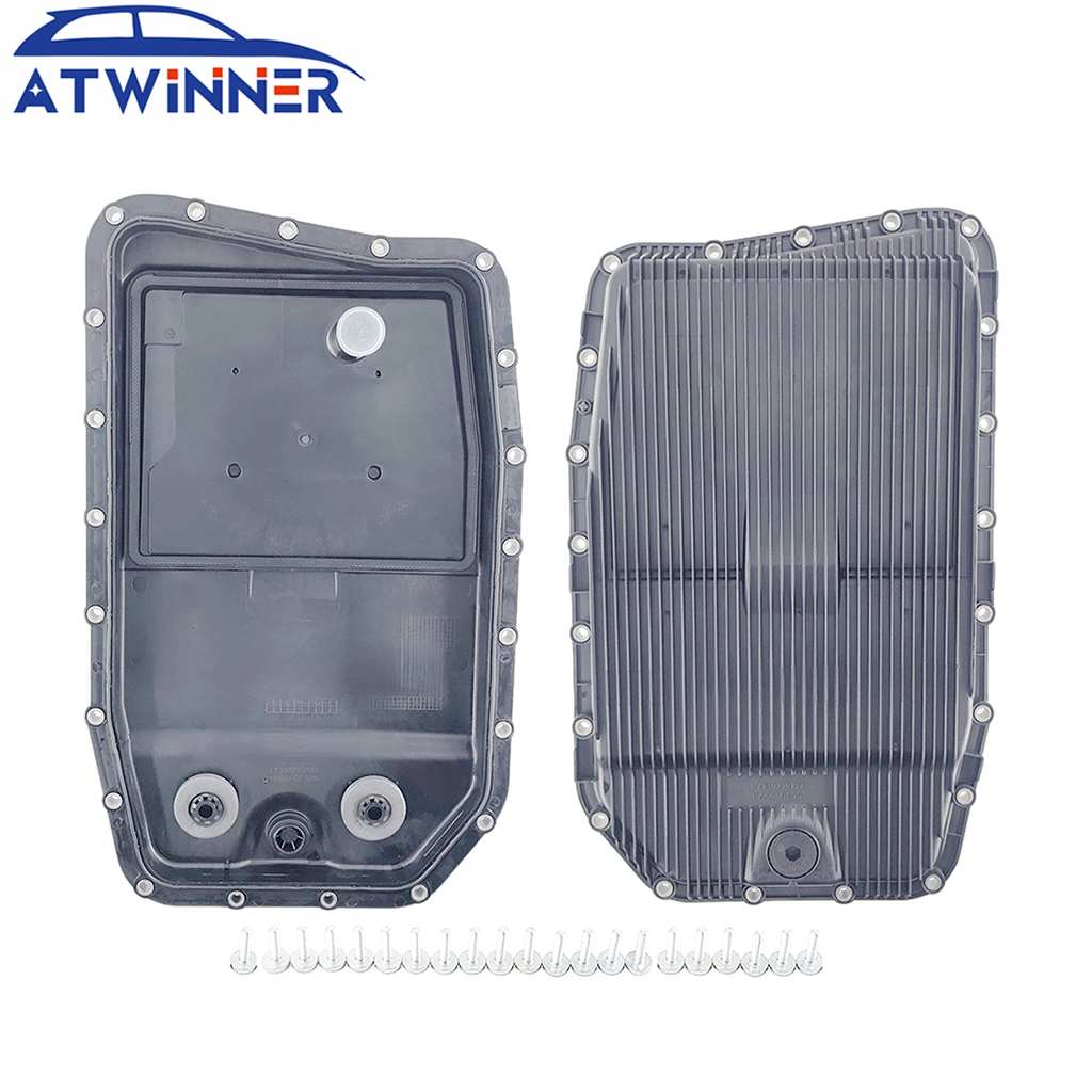 Transmission Oil Pan, Automatic Transmission Oil Pan with Filter Gaskets 24152333903  24117522923   24117571227  2411751935  24110403404  LR007474  0501-321-556  Transmission number 6HP26 YH290