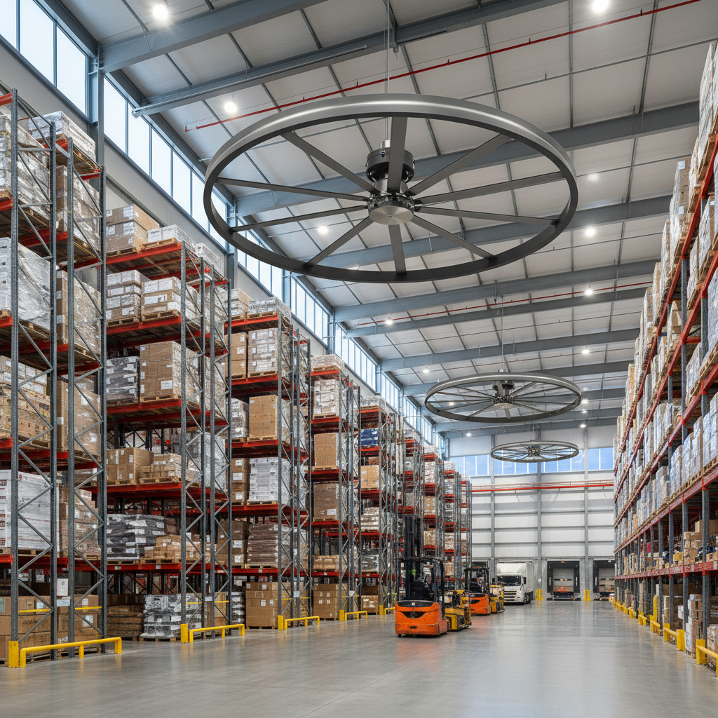 Hvls Fans For Warehouse For Logistics Centers And Distribution Hubs
