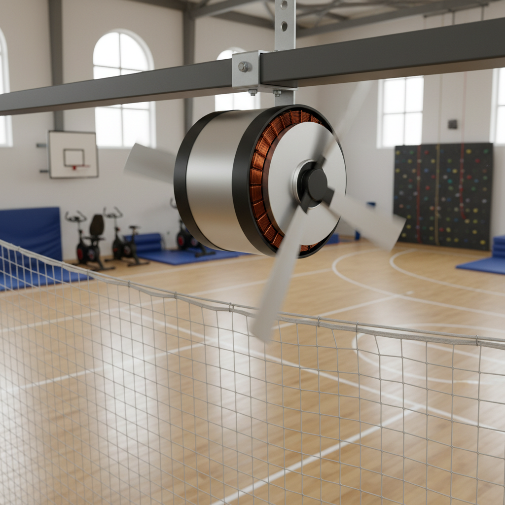 Low-speed External Rotor Motor For Indoor Sports Courts And Training Gyms