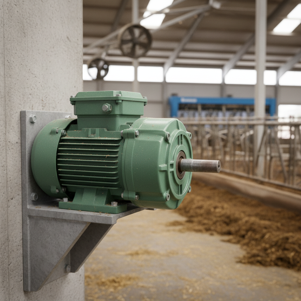 Low-speed Motor For Dairy Barns And Agricultural Facilities