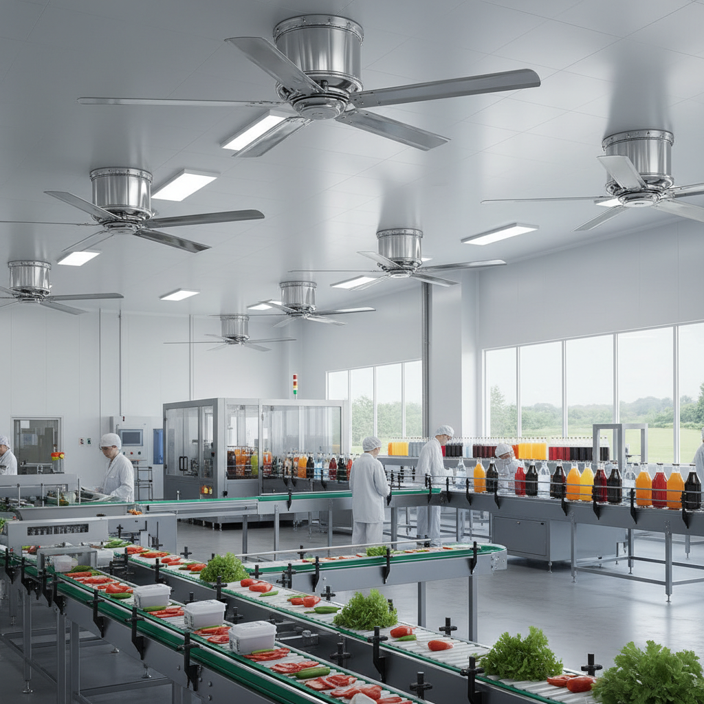 Best Commercial Fans For Food Processing And Beverage Bottling