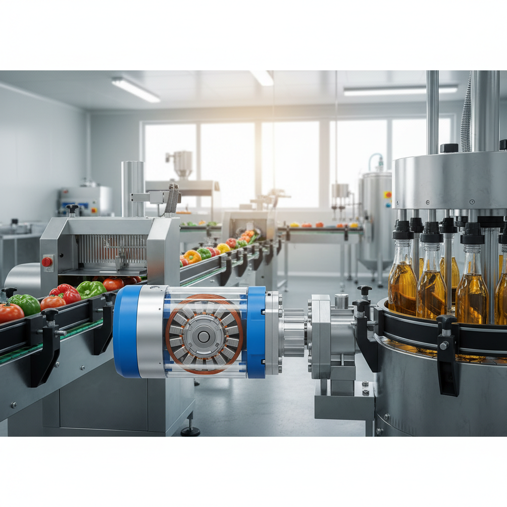 Low-speed PMSM For Food Processing And Beverage Bottling