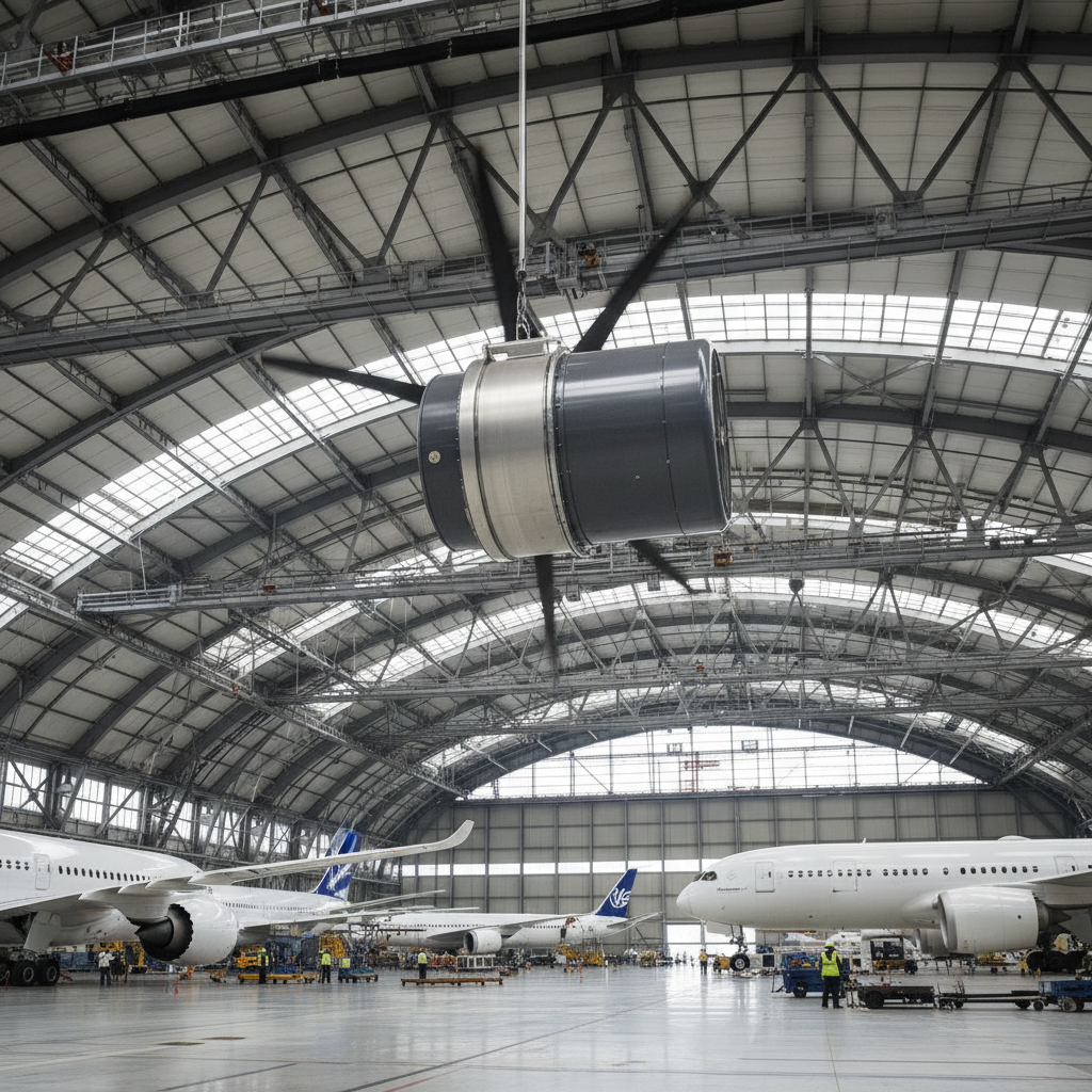 Low-speed Motor For Aircraft Hangars And Aviation Facilities