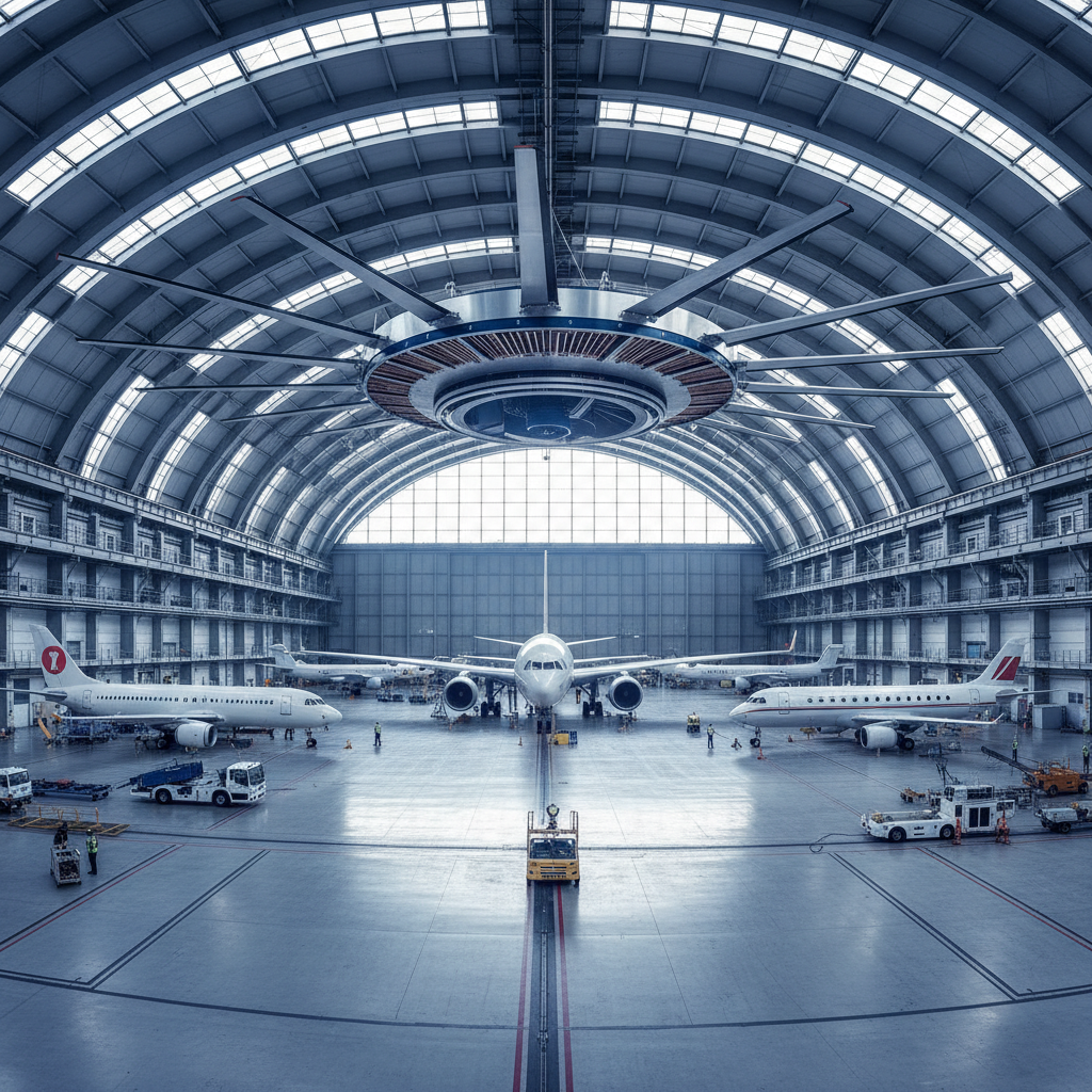Low-speed PMSM For Aircraft Hangars And Aviation Facilities