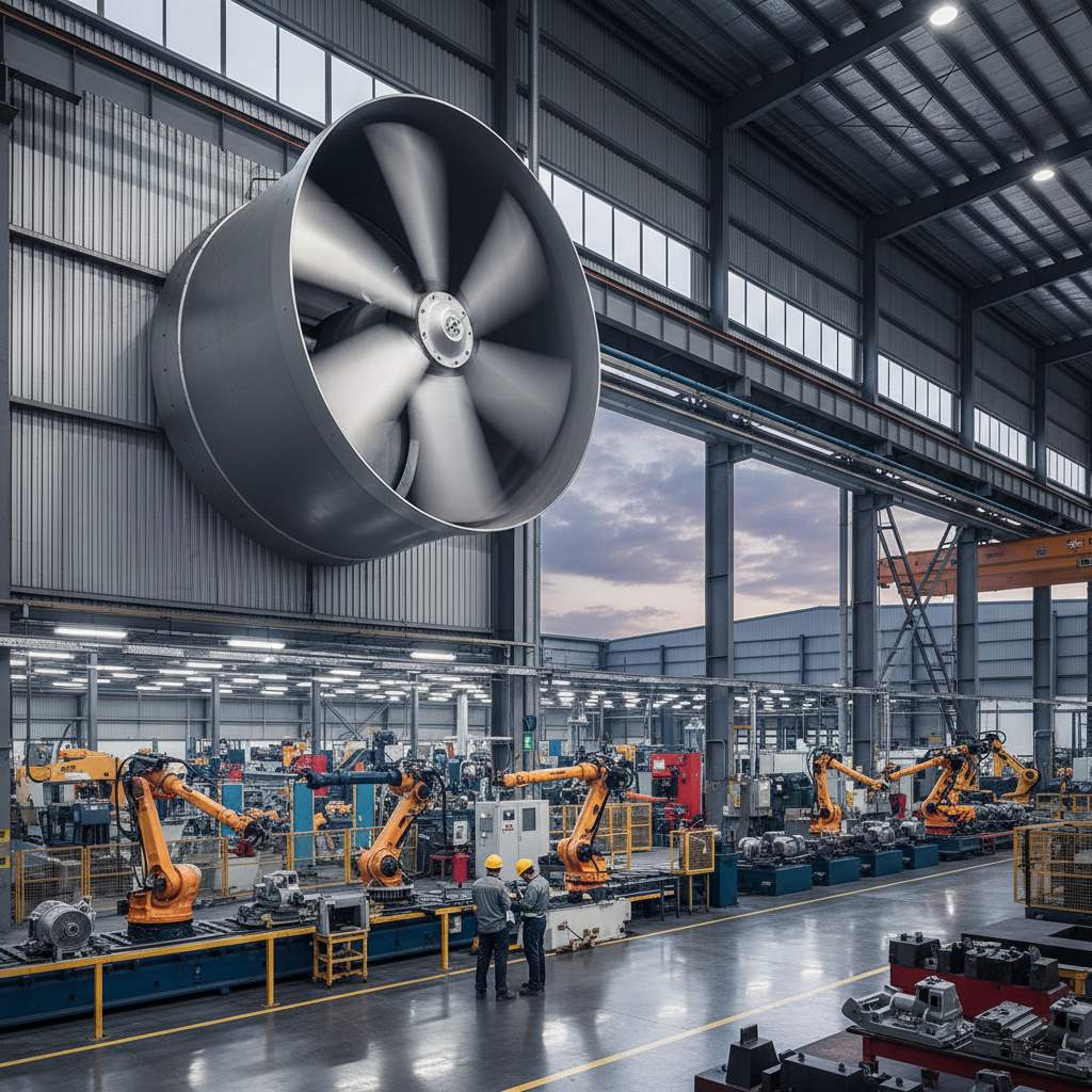 Commercial Fan For Factories And Industrial Manufacturing