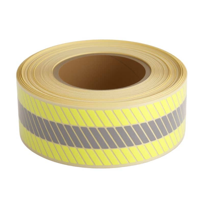 D1995 Fluo-Yellow Segmented Flame Retardant Warning Tape