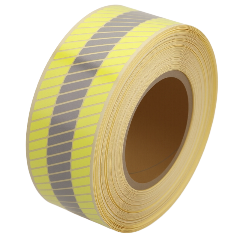 D1995 Fluo-Yellow Segmented Flame Retardant Warning Tape (2).jpg