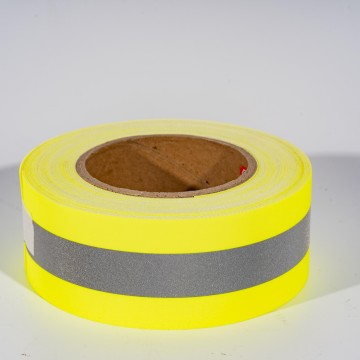 DMZ04 - Woven Tape with D4102 Gray Reflective Heat