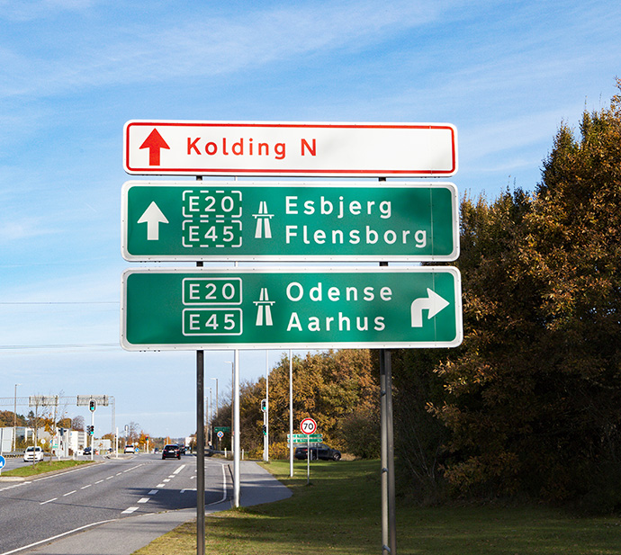 permanent traffic signs