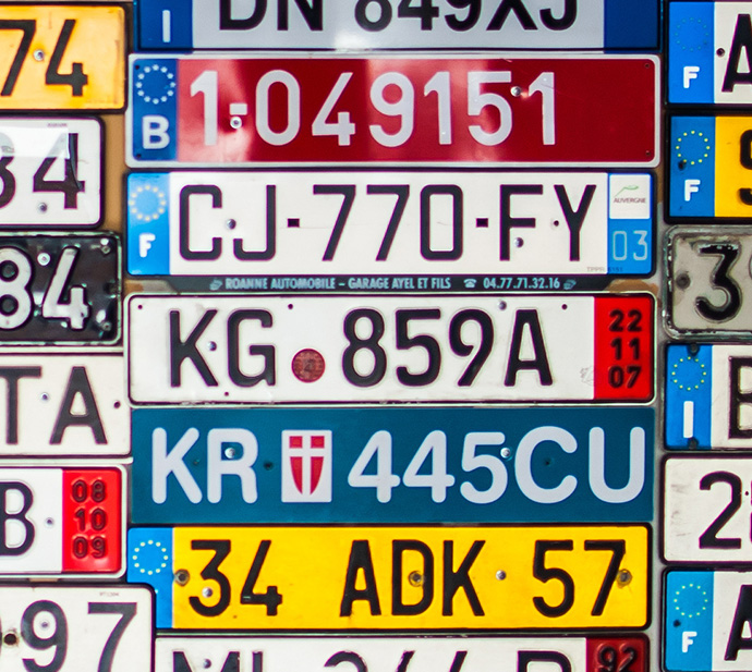Motor vehicle license plate production2