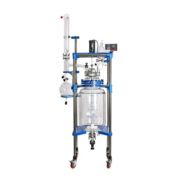 10L-50L Glass Reactor Chemical Jacketed Reactor