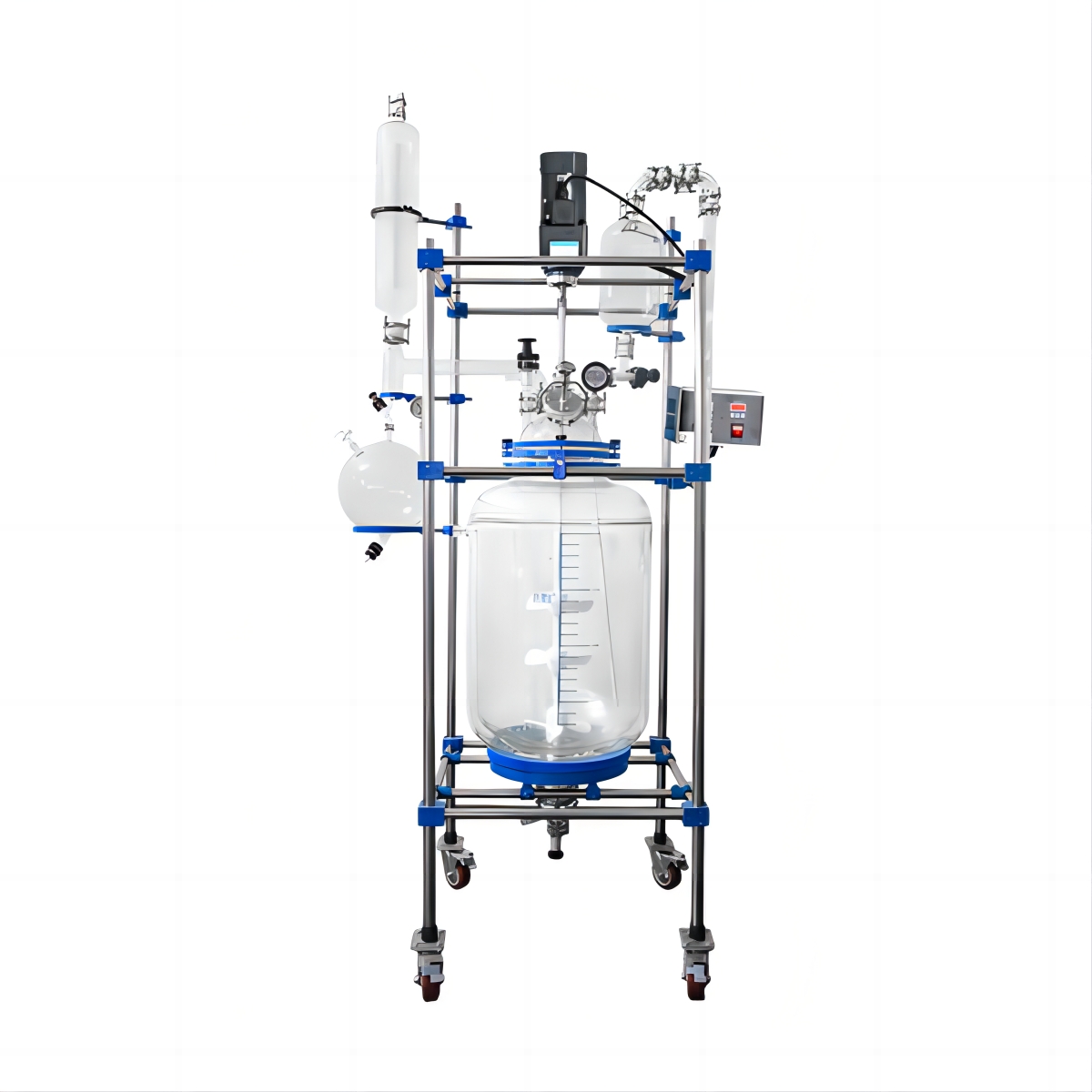 300L single layer glass reactor