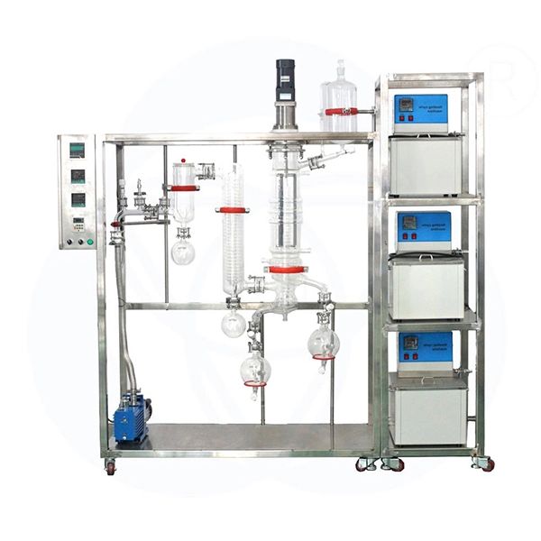 Automatic Feeding And Collection Thin Film Short Path Fractional Distillation Machine