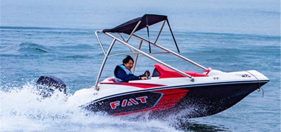 15ft Finishing Boat Fiberglass Speed Boat 4