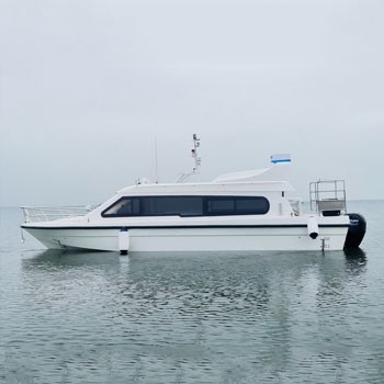 9.8m (32	ft) Fiberglass Cabin Patrol Boat – 12-Person Capacity for Waterway Security & Patrol Missions