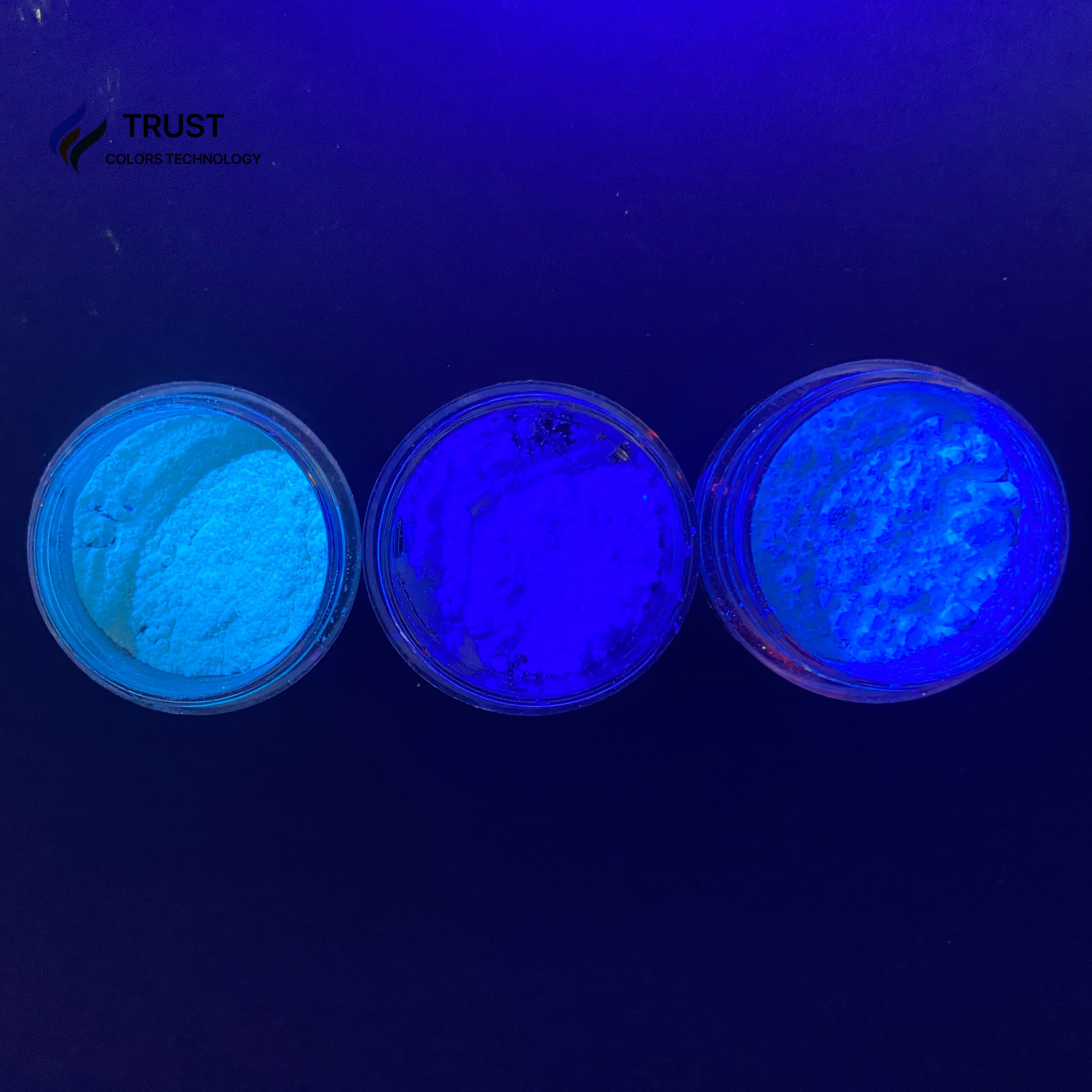 Organic UV Fluorescent Pigment Blue Phosphor Powder for Bills Currency Security Ink