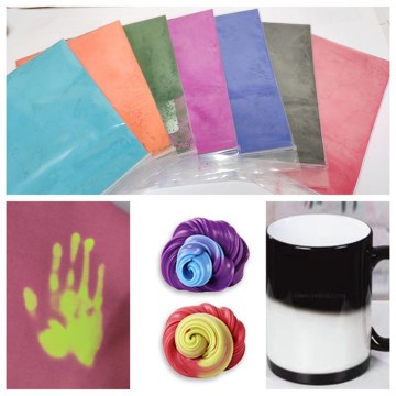 Color-changing pigment Thermochromic Pigment Powder for Slime Paint Epoxy resin